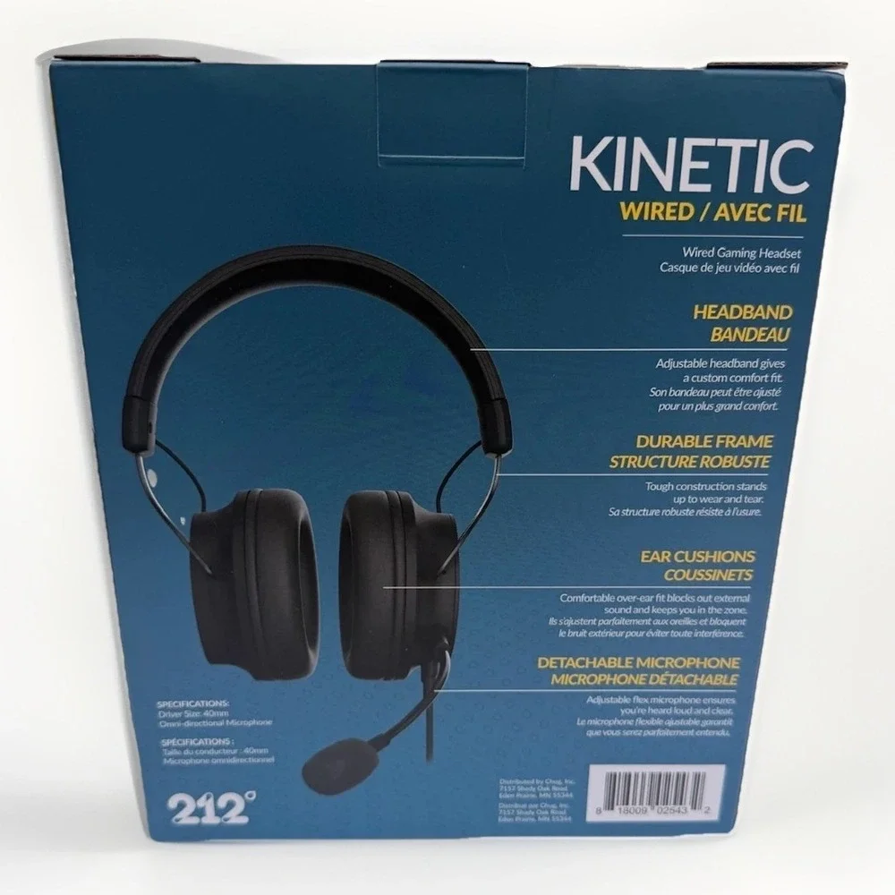 Kinetic 212 Wired Gaming Headset‎ PC, Mobile, PS4, Nintendo Switch and Xbox One